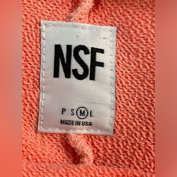 NSF Pencil Skirt Sweat Material Coral Size M - Picture 5 of 7